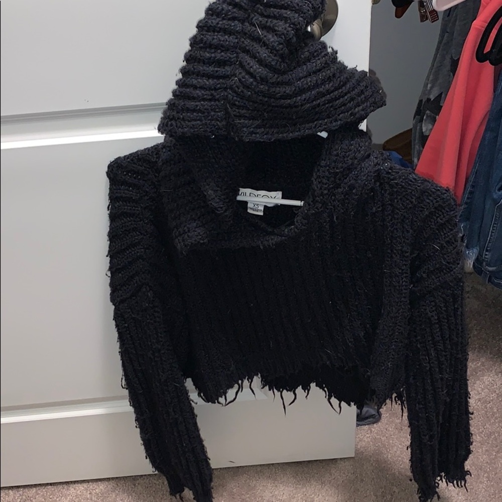 Wildfox black Marley crop